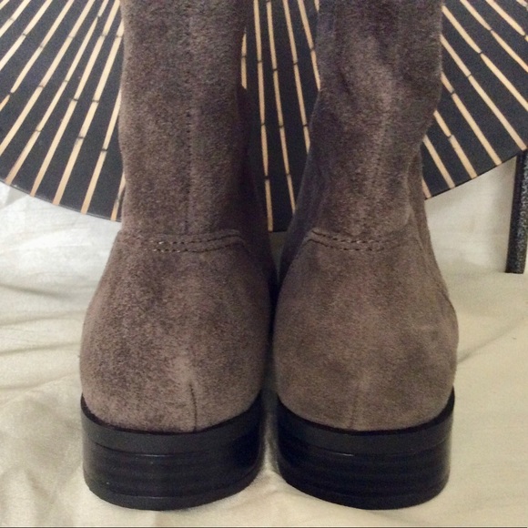 NWOT Grey Suede Booties - Picture 5 of 6